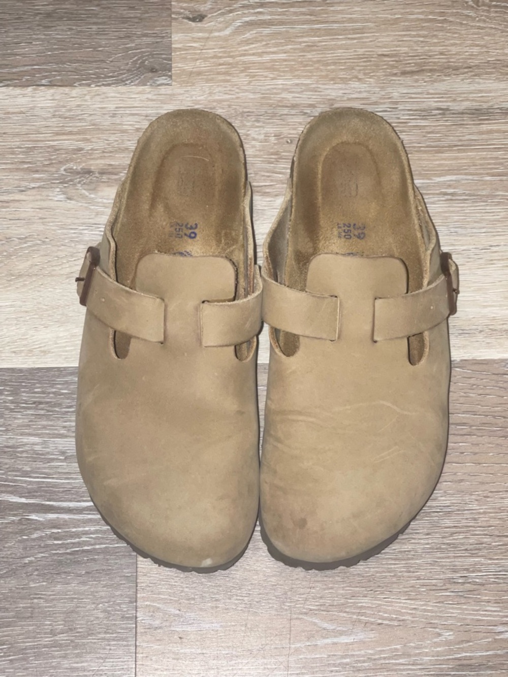 Birkenstock Boston Oiled Leather Tobacco Brown